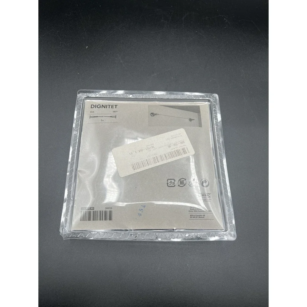 Ikea Dignitet Curtain Wire Rod‎ Set Stainless Steel - Part 600.752.95 5m/197
